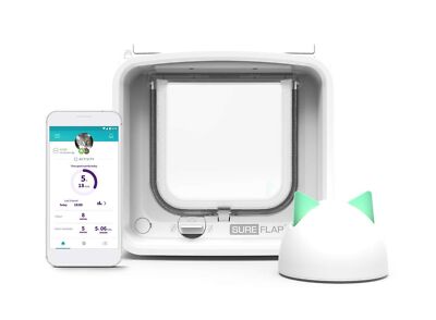 SureFlap Microchip Cat Door Connect with Hub Bundle - Door Opening: The Micro...