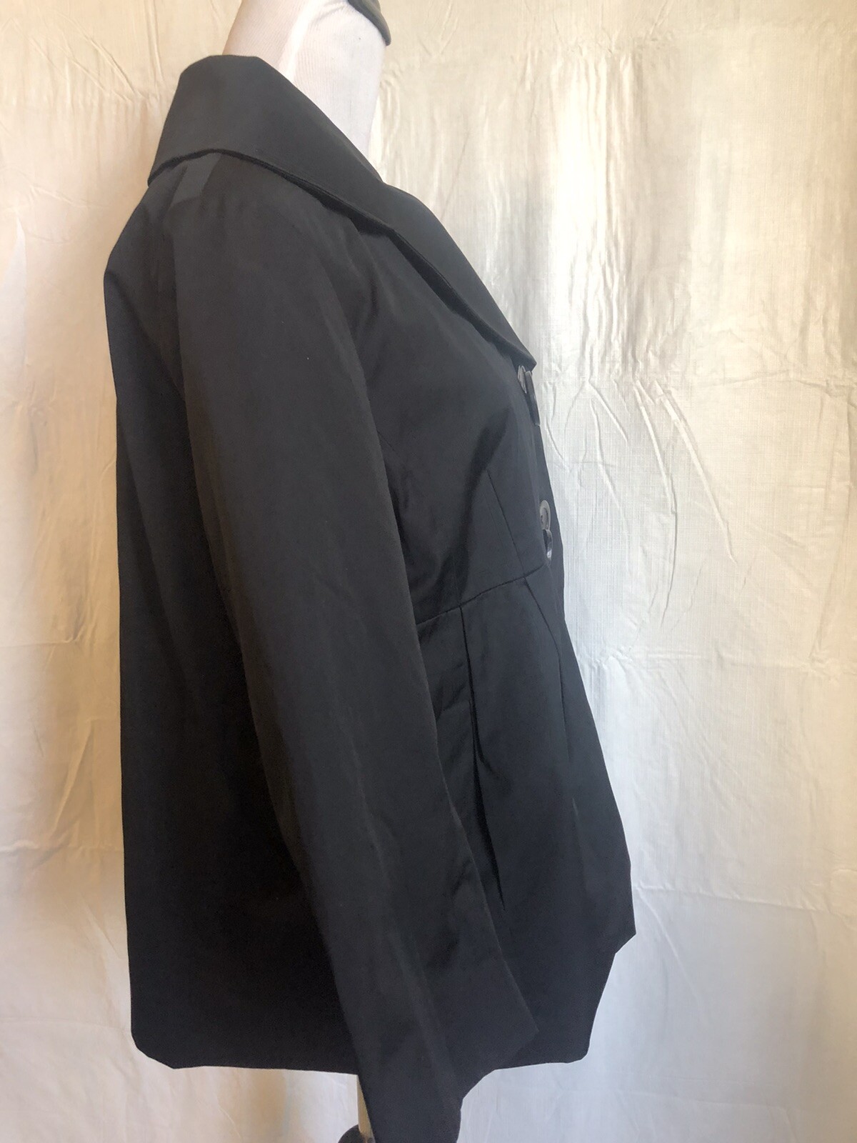 Express Jacket Coat Black Leopard Lining Women's … - image 4