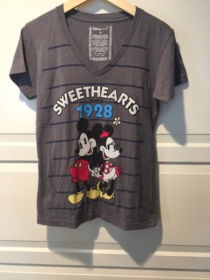 DISNEY MICKEY MOUSE \u0026 MINNIE WOMENS T 