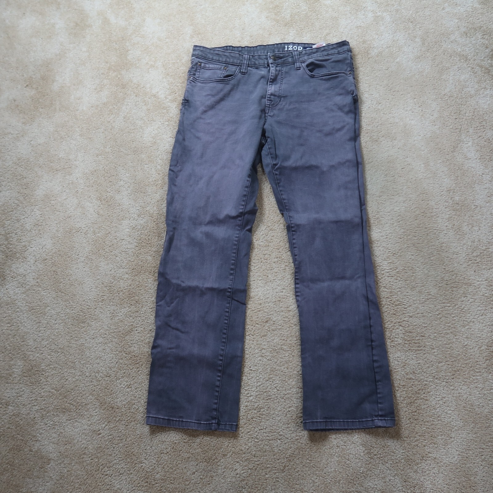 's 34x32 Straight Leg Gray Stretch Denim