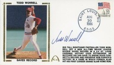 Todd Worrell - Signed Gateway Cachet Cover