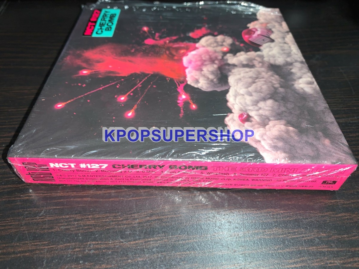 NCT 127 3rd Mini Album Cherry Bomb CD New Photocard 1st Print
