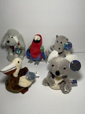 Coca Cola International Collection 1998/99 Bean Bag Plush Bundle 5 total