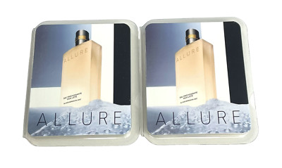 Chanel 2003 ALLURE All-Over Refreshing Mist .05 Oz Vial Sample Pack Lot of 2