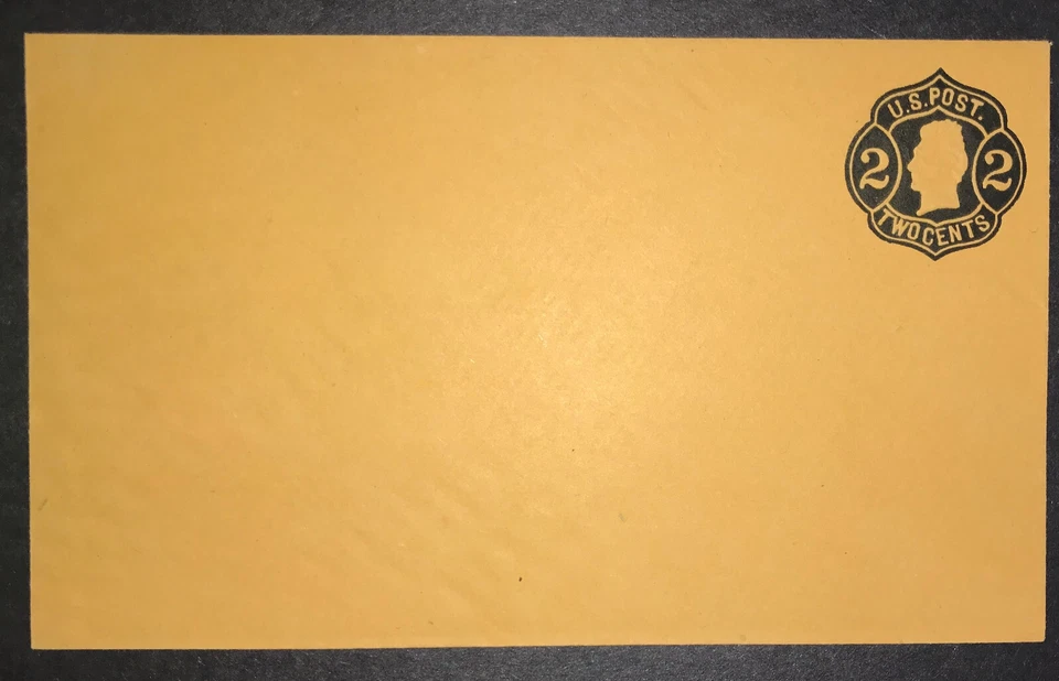 1863-64 US Sc. #U-52 TYPE 11 BLACK ON ORANGE - Image 2 of 3