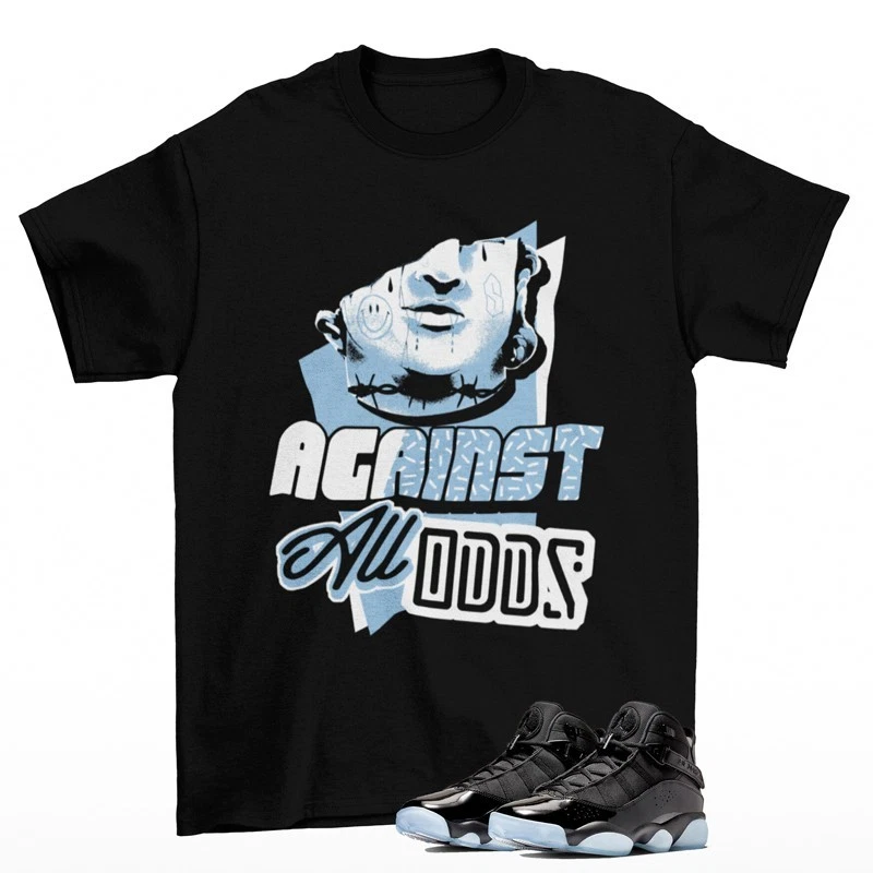 All Odds Sneaker Shirt to Match Jordan 6 Rings Black Ice 322992-011