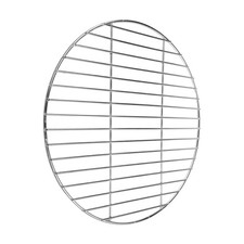 Rundes Grillnetz aus Edelstahl 43 cm tragbar BBQ Grillrost zum Grillen – Bild 7