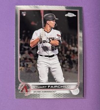 Topps Stuart Fairchild Arizona Diamondbacks Rookie 2022 Chrome Card #156. rookie card picture