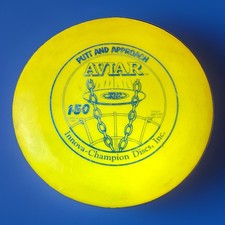 RARE Vintage Innova 2 Chain Circle Stamp Aviar Putter 149- 150g Very Nice Yellow