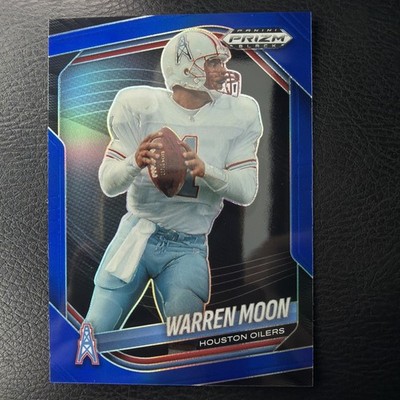 2025 Panini Prizm Black Warren Moon Blue #/199 Houston Oilers