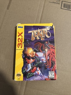 Tempo Sega Genesis 32X CIB W. Inserts 