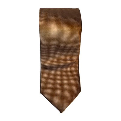 Tucci Firenze 100% Silk Men's Neck Tie Copper Colored, Textured 61'' 