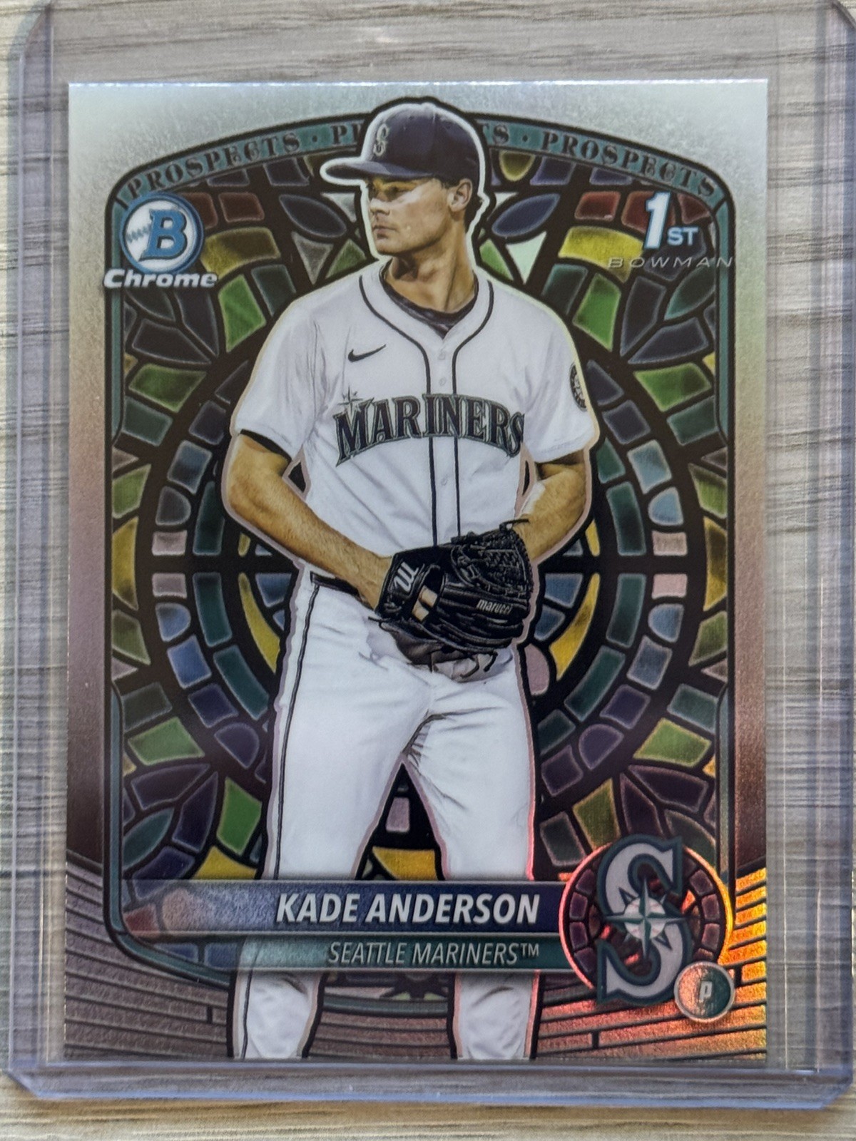 KADE ANDERSON  2025 Bowman Draft Chrome 1st Etched In Glass Refractor #BDC-3 SSP