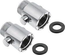 Water Flow Control Valve, 2 PCS G1/2 Universal Size Shower Head Shut Off Valve, 