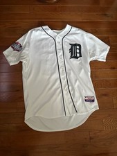 2012 DETROIT TIGERS JUSTIN VERLANDER WORLD SERIES HOME MAJESTIC JERSEY SIZE 52