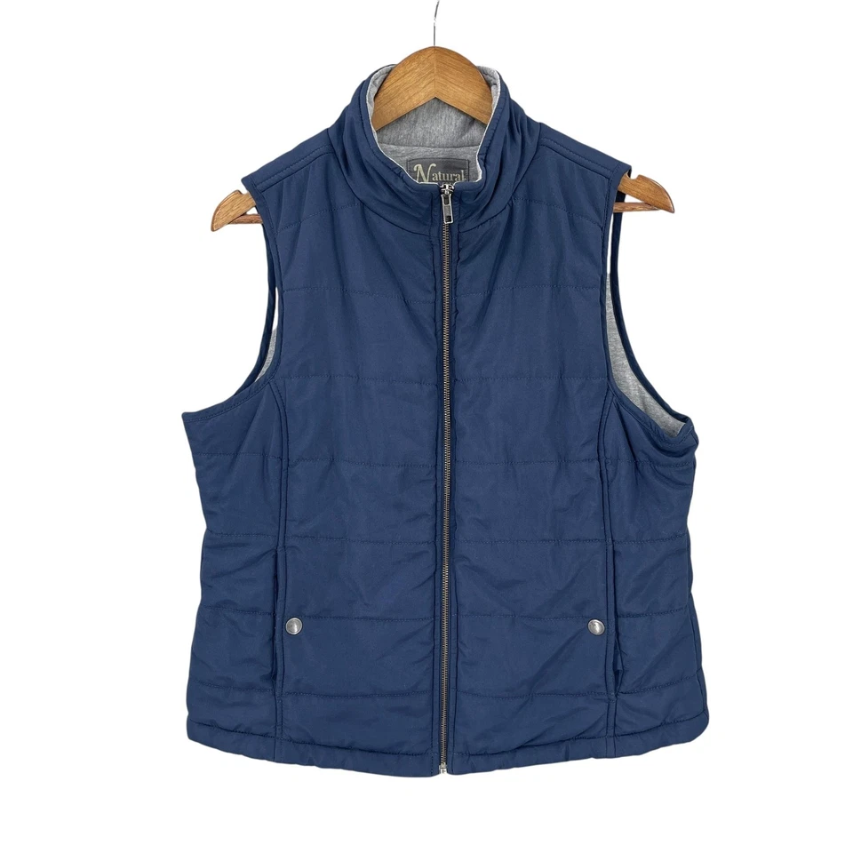 Natural Reflections Lined Vest Women Zip Gorpcore Outdoor Utility Hiking Size L - Image 3 of 4