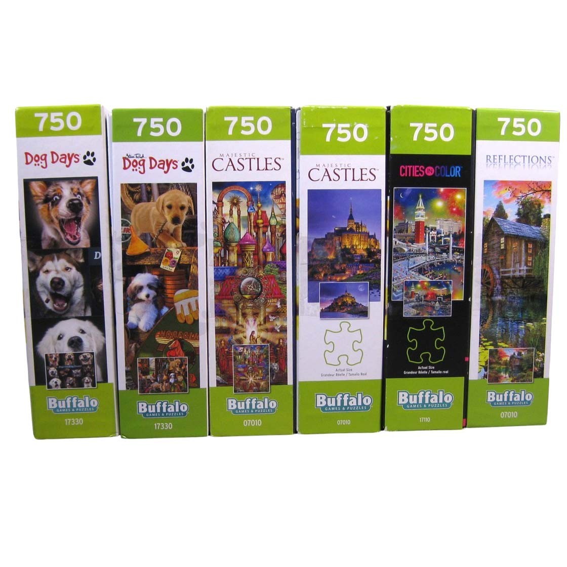 Puzzle Buffalo Games 750 Pièces – Dog Days Dog Gone Drôle Toilette – 24x18, Neuf