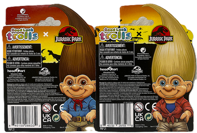 Good Luck Trolls Jurassic Park Alan Grant & Ellie Sattler Troll