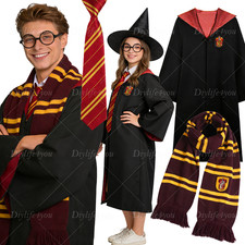 Harry Potter Kostüm Krawatte Umhang Robe Mantel Schal Gryffindor Zauberstab Hut