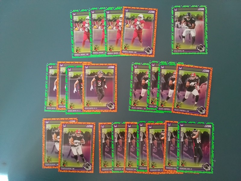 2024 Panini Score-A-Treat Atlanta Falcons- 22 Card Lot - Pitts, Campbell, Bates