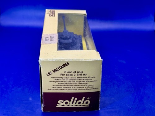 Solido With Box Verem Metal WWII Tank German Grey Panzer IV Char 1/50 - Picture 15 of 15