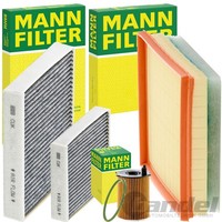 Mann Filter Inspektionspaket Passend FüR CitroËN C3 C4 DS3 DS5 Peugeot 2008 208