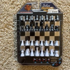 Deluxe Excalibur Electronic Chess Champion Series Training Feature 901E-4-CS NEW