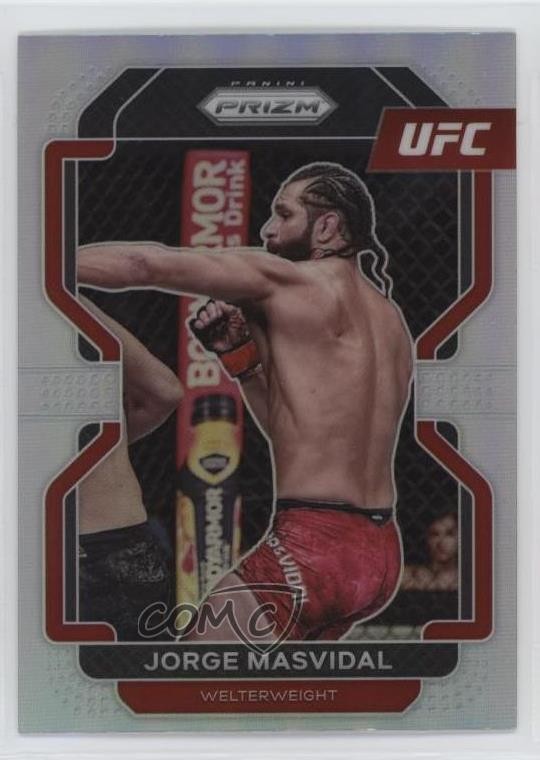 2022 Panini Prizm UFC Silver Prizm Jorge Masvidal #116 6w6
