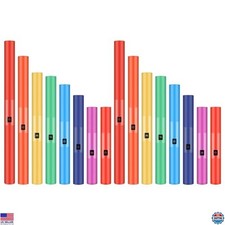 8-Piece Musical Sound Tube Set - Colorful Orff Percussion Instruments for Kids