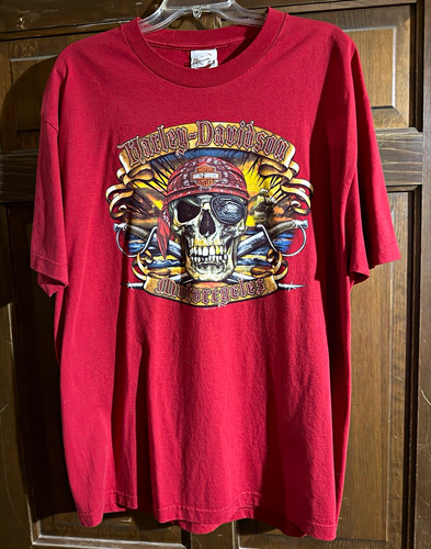 Harley-Davidson Motorcycle Graphic T-Shirt Lot Assorted Designs