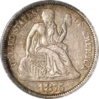 1875-S Seated Liberty Dime