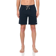 Hugo Boss Mens Dark Blue Soft Cotton Drawstring Elastic Band Lounge Shorts New