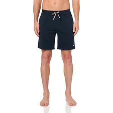 Hugo Boss Mens Dark Blue Soft Cotton Drawstring Elastic Band Lounge Shorts New