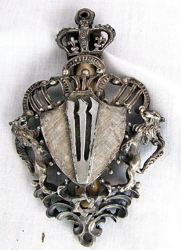 ANTIQUE JUDAICA MEZUZAH BATES w SCROLL 