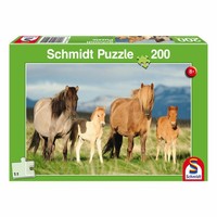 Schmidt Spiele Pferde Pferdefamilie Kinderpuzzle 200 Teile Puzzle Puzzlespiel
