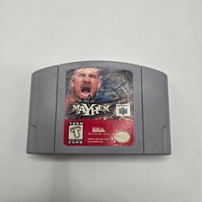 Nintendo 64 WCW Mayhem N64 Game Goldberg Wrestling EA Sports NUS-NWME-USA Gray