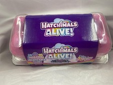 Hatchimals Alive Rainbow Splash Egg Carton 5 Mini Figures Color Hatch Brand New 