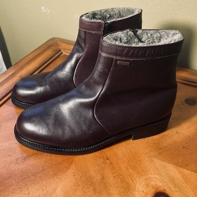 Gallus Winter Boots Shoes Brown Leather Casual Wear Sz 9 Made in Austria