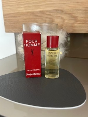 YSL Yves Saint Laurent POUR HOMME VINTAGE EDT 7ml EDT HERREN MINI LUXUS TOP RAR