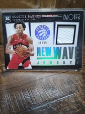 2021-22 Panini Noir Basketball Scottie Barnes New Wave Jersey 44/99 RC
