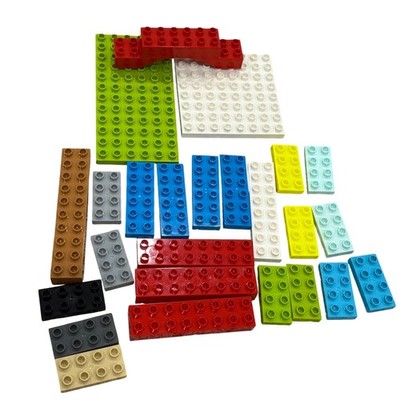25 Piece Lego Duplo Building Block Set Multi-Color Assorted Bricks