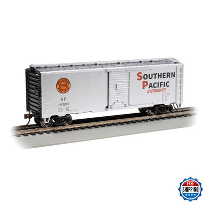Bachmann Trains - PS1 40  Box CAR - Southern Pacific  #163231 - OVERNIGHTS - HO