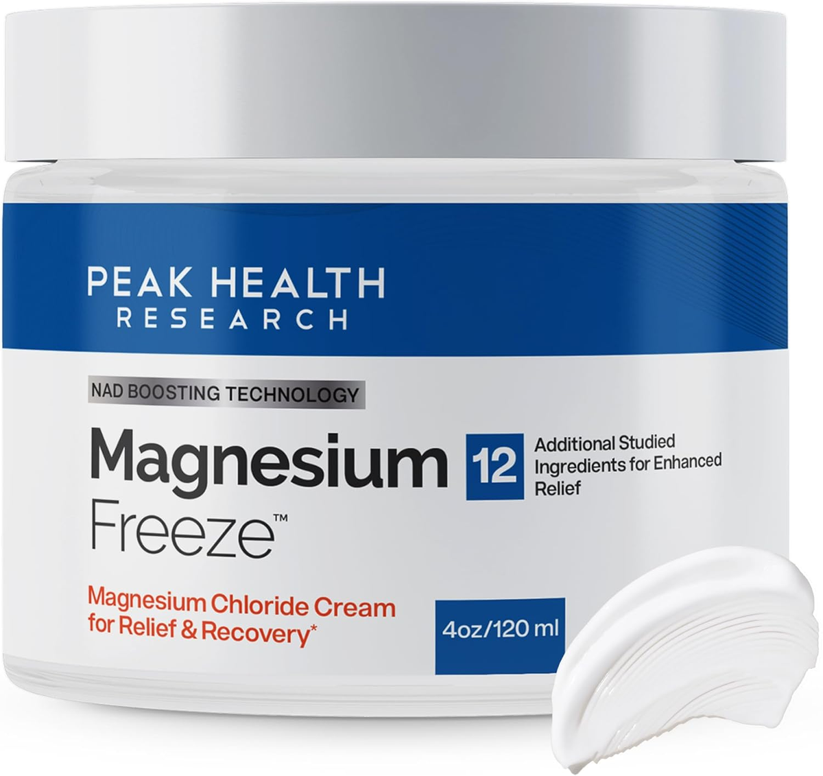 Magnesium Freeze - Topical Magnesium Cream with Niacinamide for