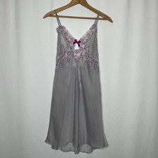 Vintage 2013 Victoria s Secret Lavender Sheer Nightie Slip Size Large