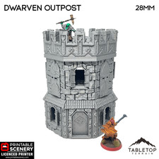 Dwarven Outpost - Fantasy Building - Fantasy DND Dungeons and Dragons