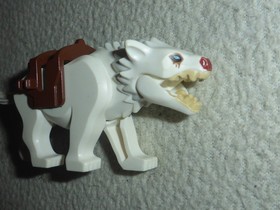 LEGO THE HOBBIT LORD OF RINGS WARG 79002 WHITE WOLF MINI FIG MINIFIGURE TOY LOTR
