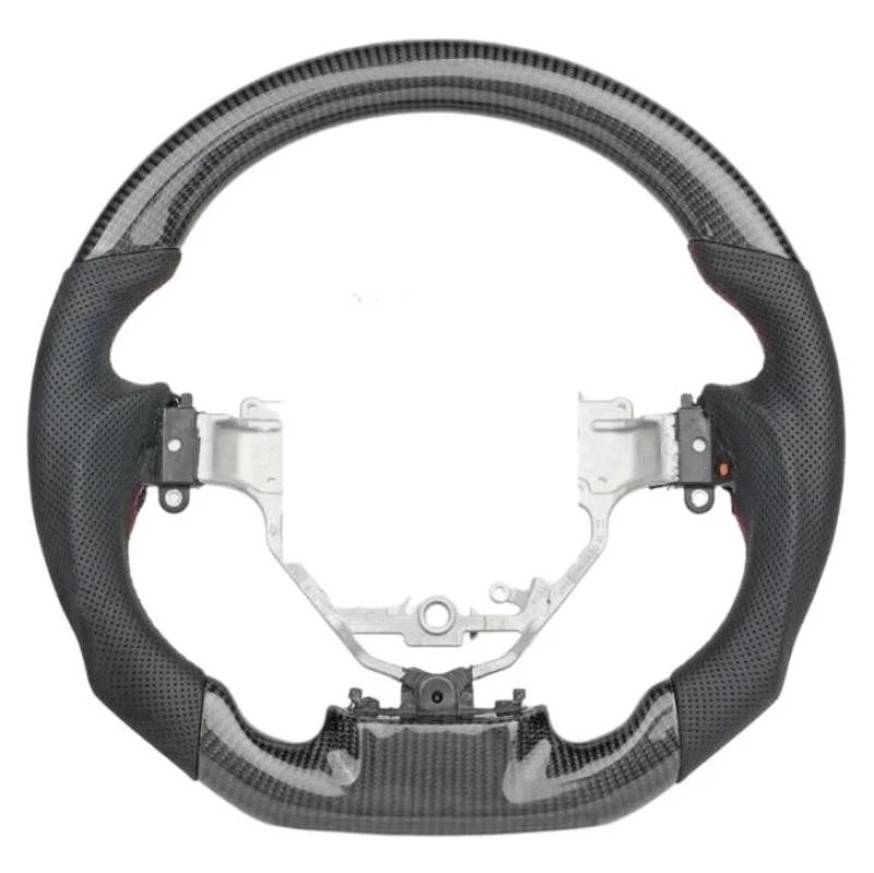 Volante deportivo de fibra de carbono real para Lexus ES350 ES250 ES300H 2013-2017 Foto 3 de 4