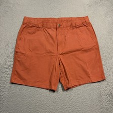 Carhartt Rugged Flex Cargo Shorts Men's 40 Orange 8" Relaxed Fit Work 105841