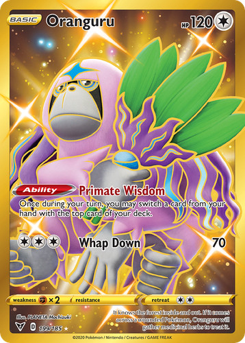 Oranguru (199/185) (Vivid Voltage) - Holo - Near Mint - Pokemon