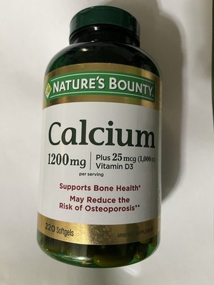 Nature's Bounty Calcium 1200mg
